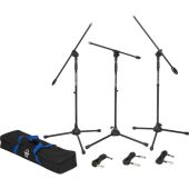 Samson BL3 VP Boom Stand & Cable (3-Pack)