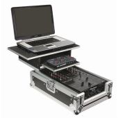 Odyssey Flight Zone Glide Style 10" DJ Mixer Case w/ Dual Sliding Laptop Platform