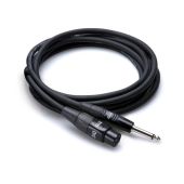 Hosa HMIC-005HZ 5 Ft. REAN XLR3F to 1/4 in TS, 20 AWG x 2 OFC, 90% OFC Braid