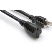 Power Extension Cord, NEMA 5-15R to NEMA 5-15P, 15 ft