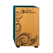 Luna Guitars - Cajon - Teal