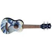 Luna Guitars - Uke Great Wave Soprano w/ Gigbag