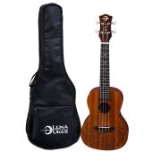 Luna Guitars - Uke Tattoo Concert Mahogany w/ Gigbag