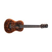 Luna Guitars - Uke Tribal 6-String Baritone - Mahogany