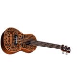 Luna Guitars - Uke Tribal Concert - Mahogany