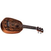 Luna Guitars - Uke Tribal Pineapple - Mahogany