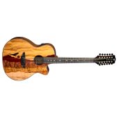 Luna Guitars Vista Eagle 12-String Acoustic-Electric Guitar Natural