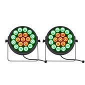 JMAZ Versa Flex Par QUAD19 RGBW LED Par Pair for Versa Flex Bar