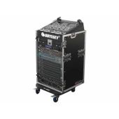 Odyssey 10U Top Slanted 14U Vertical Pro Combo Rack with Wheels