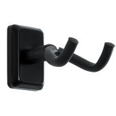 Gator Frameworks GFW-GTR-HNGRBLK Wall Mounted Guitar Hanger w/ Mounting Plate, Black