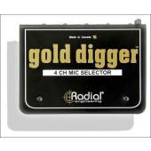 Radial Engineering Gold Digger Mic Selector