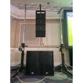 25,000 Watt Peavey Line Array Rental Package 