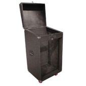 Odyssey CXC Combo Series 10U Top Slanted 16U Bottom Vertical Carpeted Rack Case w/ Wheels