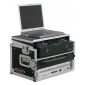 Odyssey Glide Style Flight Ready ATA DJ Combo Rack CD/Digital Media Mixer Case w/ 4U Space at Bottom