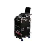 Odyssey Flight Zone Glide Style 11U Top Slanted 16U Bottom Combo Rack Case