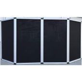 JMAZ Lighting Replacement Scrim for Event Facade Booth - Black