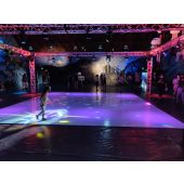 9' X 12' Dance Floor, White Vinyl or Wood Vinyl Rental