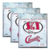 S.I.T. Strings SCH102 Classits High Tension Classical Guitar Strings - 3 Sets