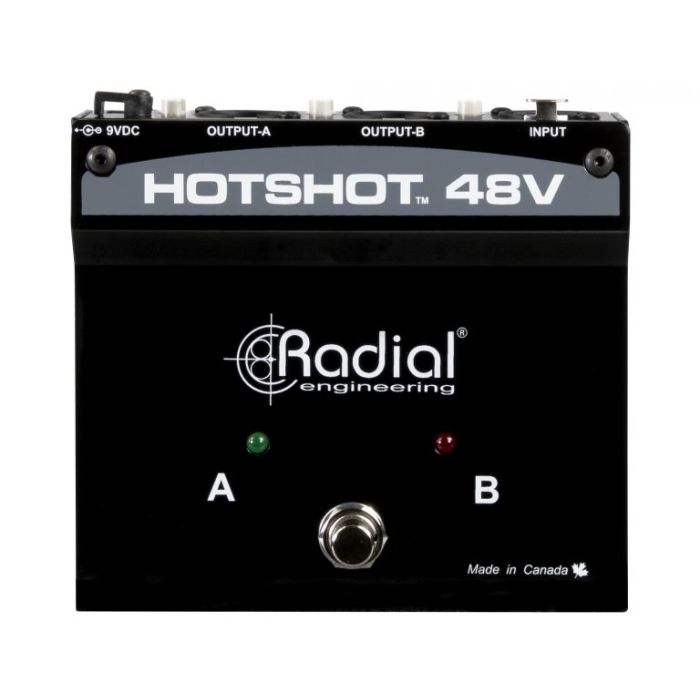 RADIAL ENGINEERING HOTSHOT 48V PHANTOM POWER SUPPLY/FOOTSWITCH