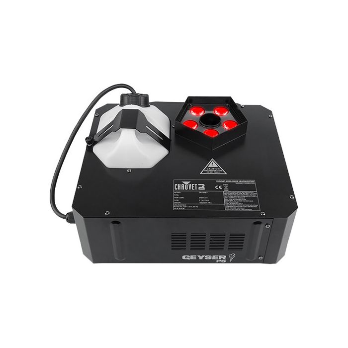 CHAUVET DJ Geyser P5 RGBA+UV LED Pyrotechnic-Like Effect Fog Machine