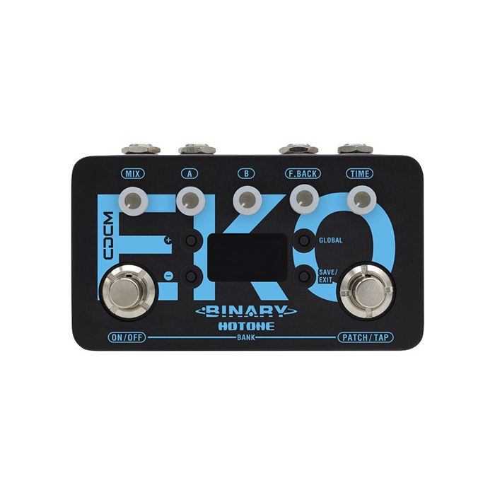 Hotone Binary EKO Stereo Delay Pedal for Electric Guitars