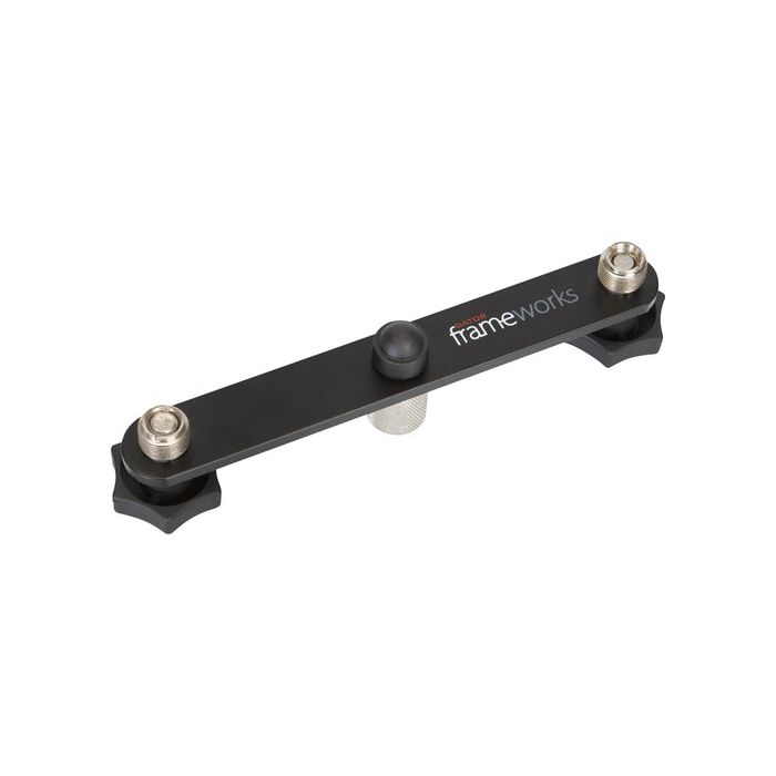 Gator Frameworks 1-To-2 Mic Mount Bar - GFWMIC1TO2