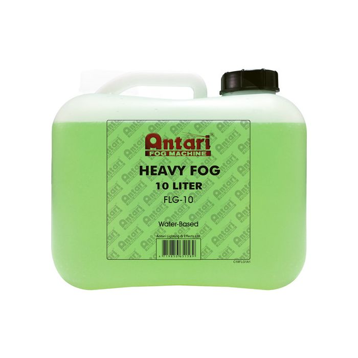 Antari FLG-10 Long-Lasting Fog Fluid for Antari Fog Machines (2.6 Gallons, Green Formula)