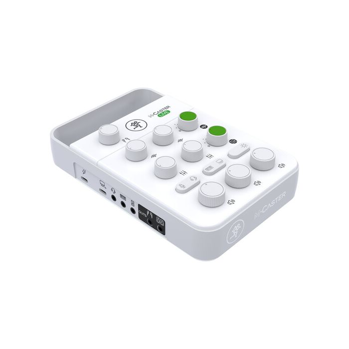 Mackie MCaster Live Portable Streaming Mixer (White)