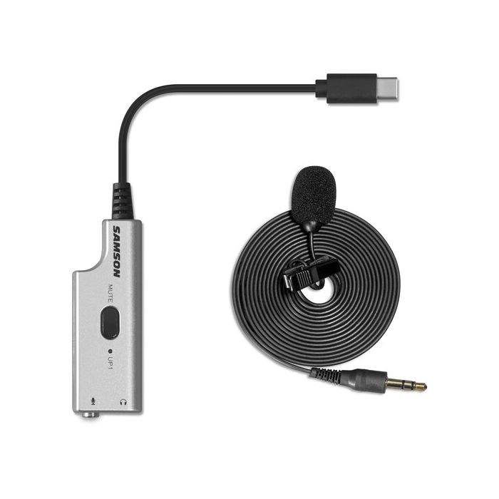 Samson LMU1 Broadcast Lavalier Microphone with USB Adapter