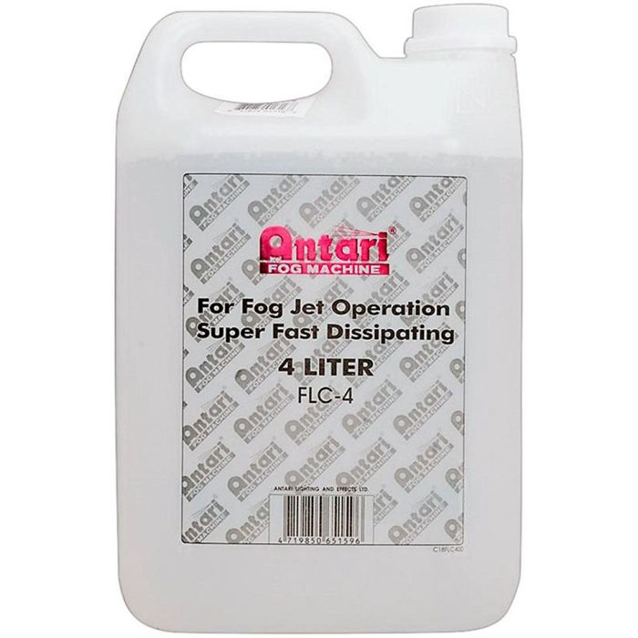 ANTARI FLC-4 4L BOTTLE OF INSTANT DISSIPATING FOG FLUID