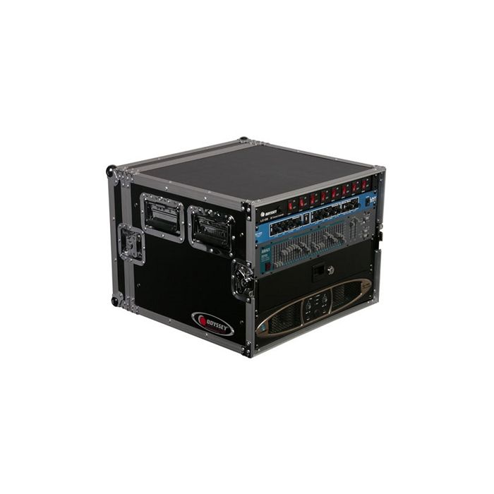 Odyssey 8-Space Econo Amp Flight Ready Rack