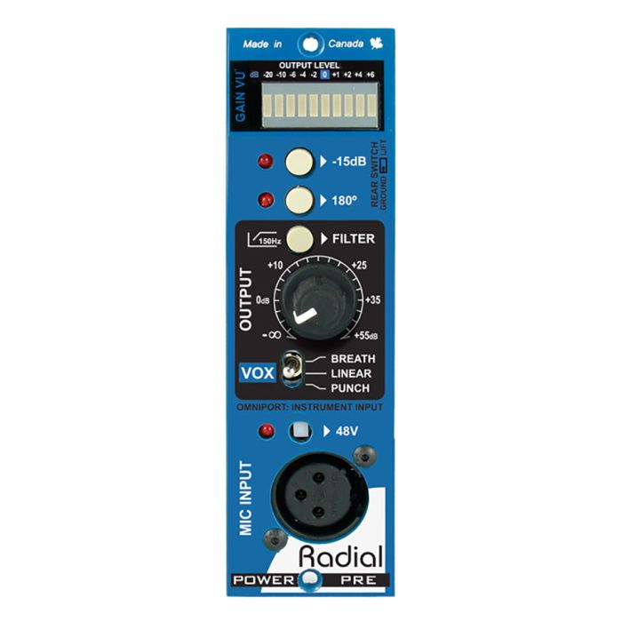 Radial PowerPre™ Mic Preamplifier