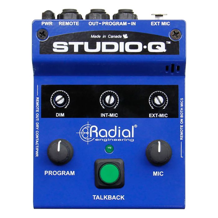 Radial Studio-Q Desktop Cue & Talkback Controller