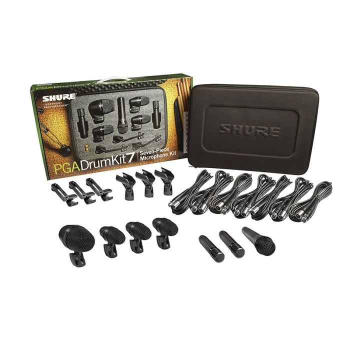 Shure - PGADRUMKIT7 7-Piece Drum Microphone Kit