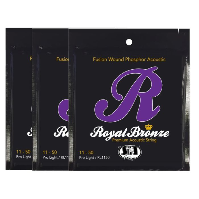 S.I.T. Strings RL1150 Pro Light Royal Bronze Acoustic String - 3 PACK