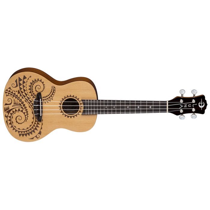 Luna Guitars - Uke Tattoo Spruce Concert w/Gigbag