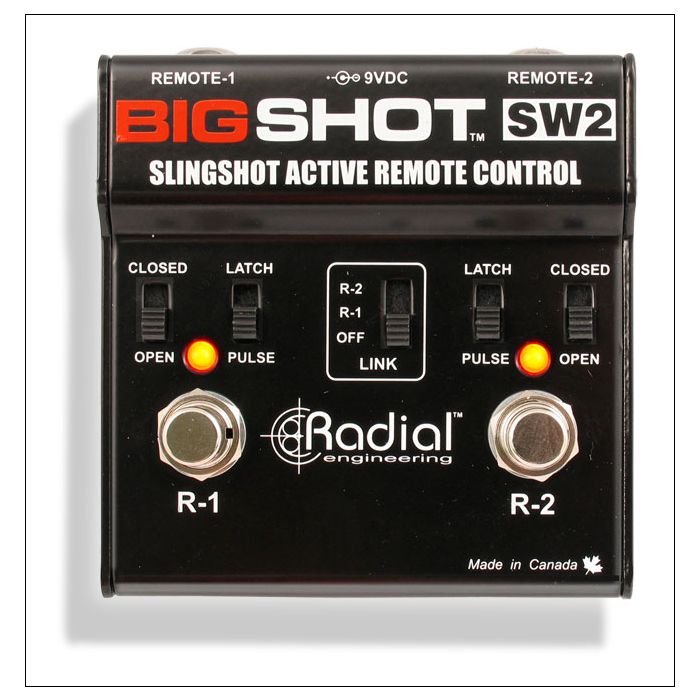 Radial BigShot SW2 Universal Remote Footswitch