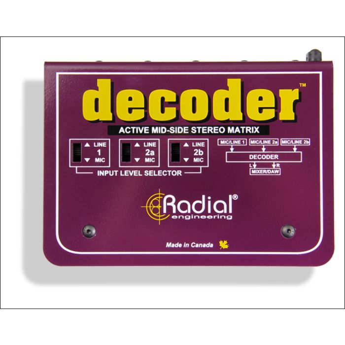 Radial Decoder Mid/Side Matrix and Mic Preamp