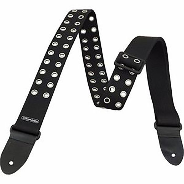 Dunlop D38-19BK Black Grommet Guitar Strap