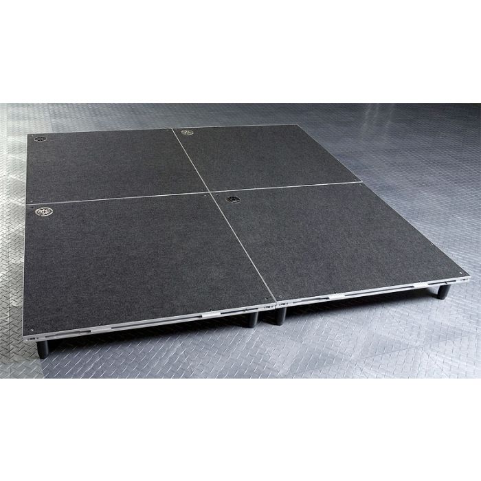 IntelliStage - 6" HIGH  (4 PCS. OF 3' x 3' CARPETED PLATFORMS & 20 PCS. 6" LEGS)