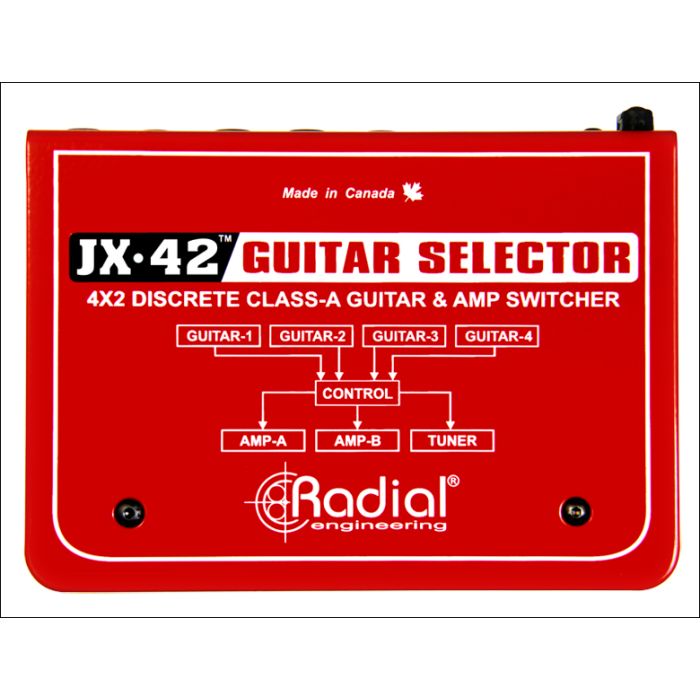 Radial JX-42™ guitar and amp switcher