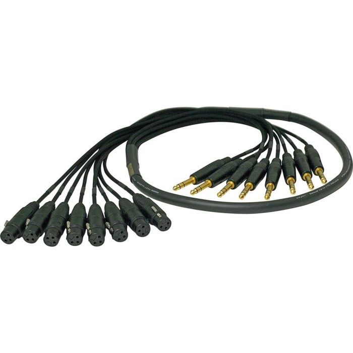 Mogami GOLD 8 TRSXLRF-10 Fan-Out Snake 10ft