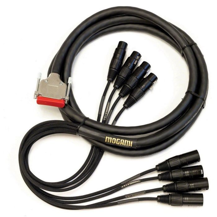 Mogami GOLD AES TD DB25 XLR-15 Digital Recorder Interface Cable AES/EBU 15ft