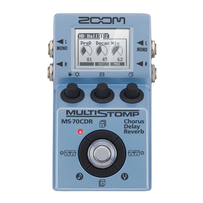 Zoom MS-70CDR MultiStomp Chorus/Delay/Reverb Pedal