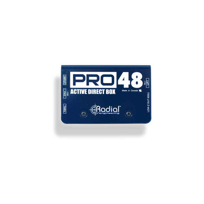 Radial Pro48 Single-channel Active 48v Direct Box