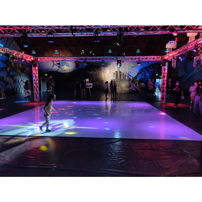 9' X 12' Dance Floor, White Vinyl or Wood Vinyl Rental