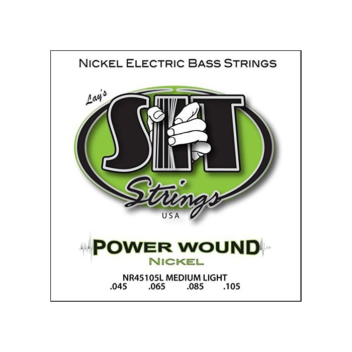 S.I.T. Strings NR45105L Nickel Plated Bass Guitar Strings, 4-String Medium-Light