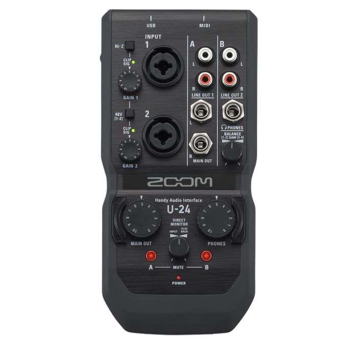 Zoom U-24 Handy Audio Interface